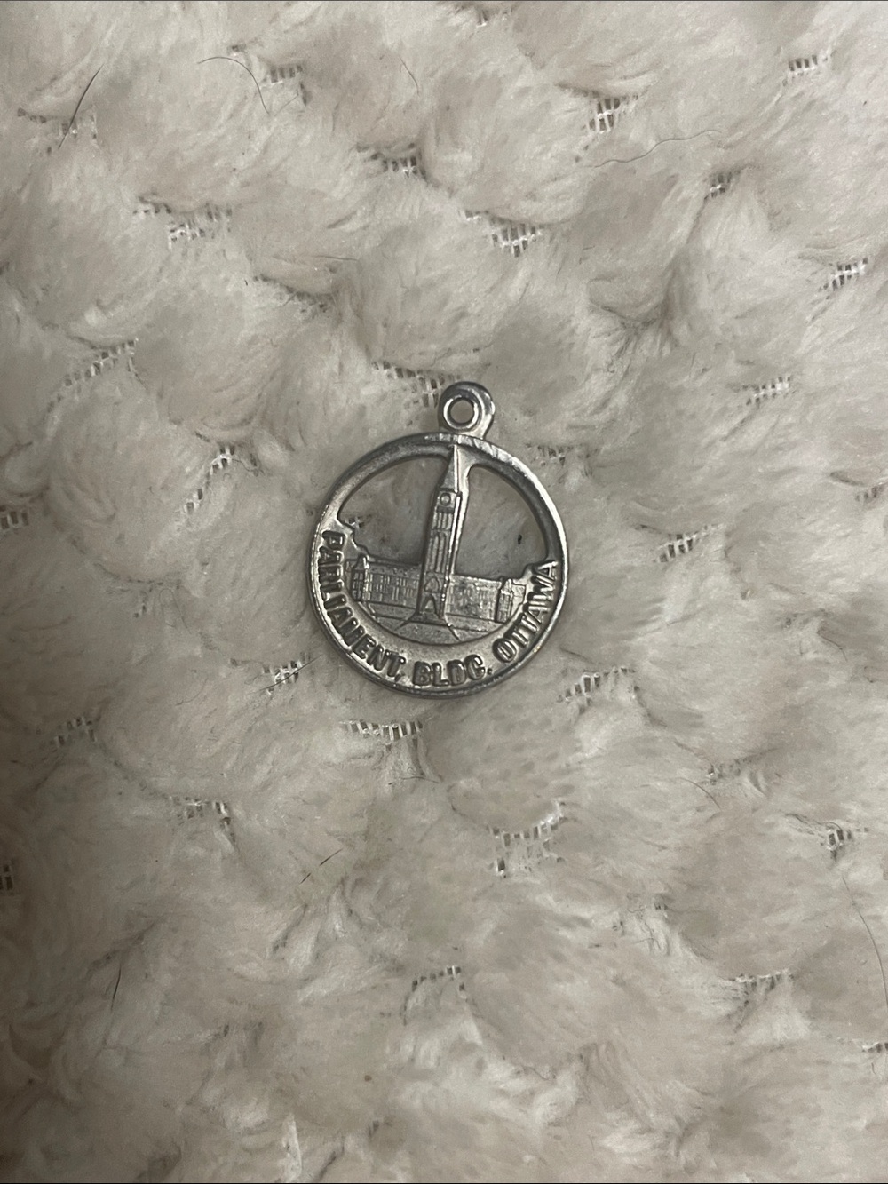 Vintage Sterling Silver-Ottawa parliament Landmark Charm/Pendant -